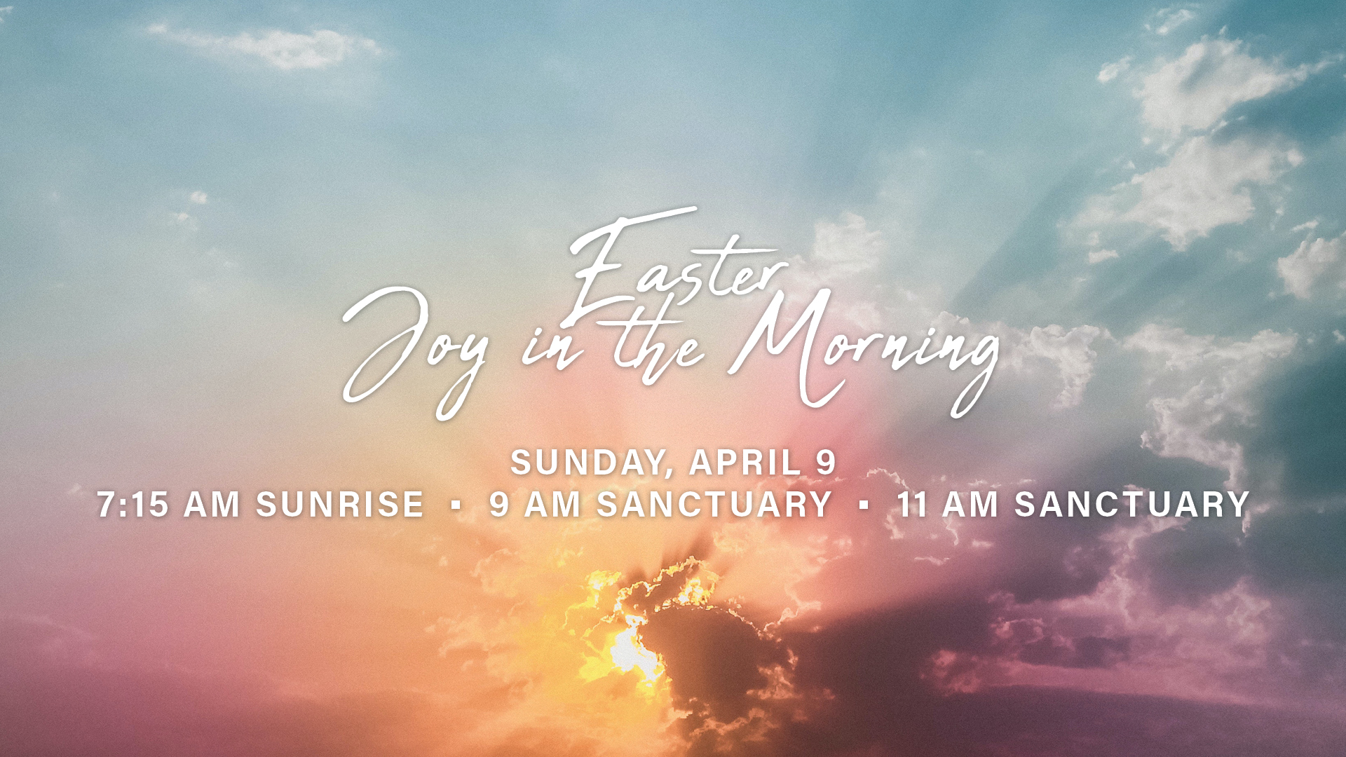 Easter Worship Sunday, April 9 - Second Presbyterian Church