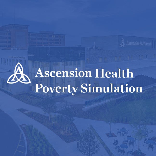 Call for Volunteers: Ascension Health Poverty Simulation

November 19, 8 AM – 1 PM | McFarland Hall
Training and setup begins at 8 AM.
Volunteer to help bring this impactful experience to life.

Learn More
