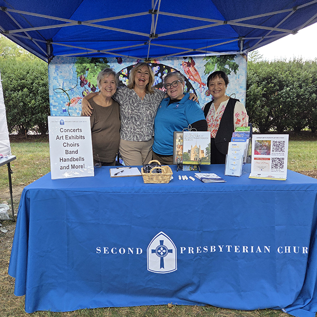 MFA at Penrod Arts Fair

September 12, 9 AM &ndash; 5 PM | Newfields
Second's Music and Fine Arts Ministry is hosting a booth at the annual Penrod Arts Fair. Volunteer to share information about Second, or stop by and say "Hello!" the day of the event.

Learn More
